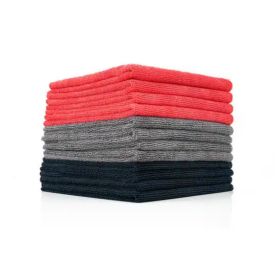 TRC Standard All-Purpose Terry Towels 300 GSM – Red, Grey & Black Mix – PACK OF 12