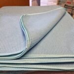 Purewax Waffle Weave Light Blue Cloth