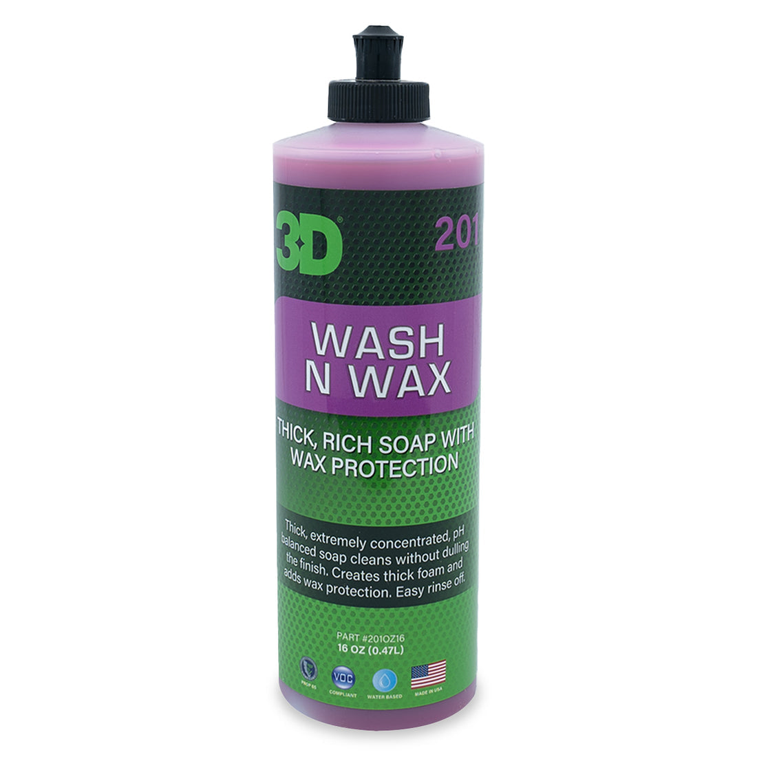 3D Wash n Wax Car Soap - 475ml