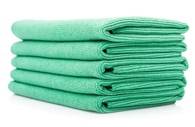 TRC Pearl Green Microfibre Ceramic Coating Towel - 12 Pack