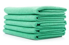 TRC Pearl Green Microfibre Ceramic Coating Towel - 12 Pack