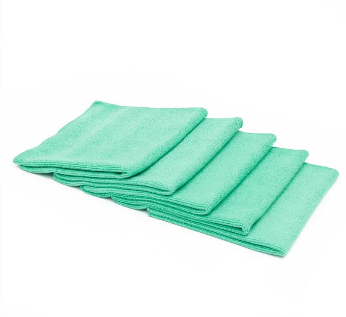 TRC Pearl Green Microfibre Ceramic Coating Towel - 12 Pack