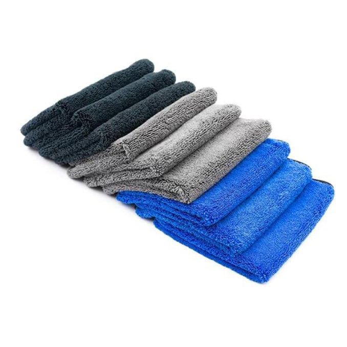 TRC Spectrum 420GSM, Premium Blend, Plush Dual Pile Microfibre Towel - 40cm X 40cm