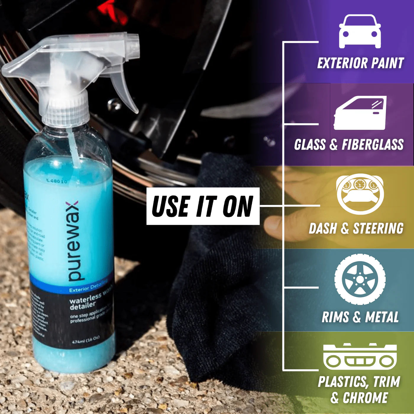 Purewax - Waterless Wash Detailer - 474ml