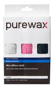 Purewax - Microfibre Cloths - 3 Pack